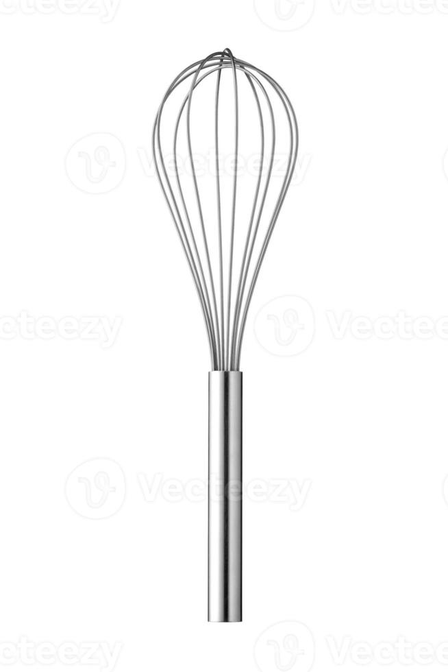 Stainless steel egg beater or egg whisk photo