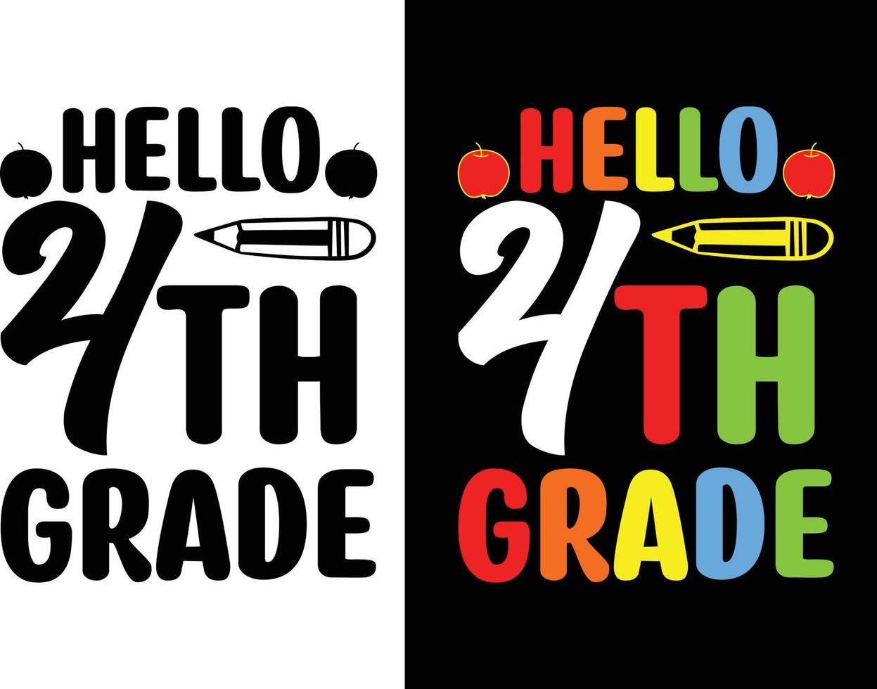Back to school vector for print on demand
