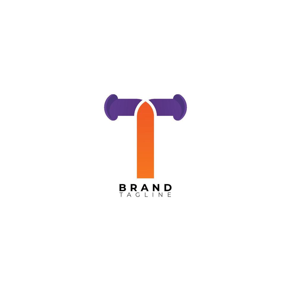 T Logo Design Template Vector