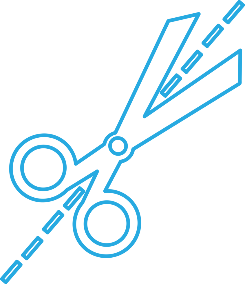 Scissors icon symbol sign design png