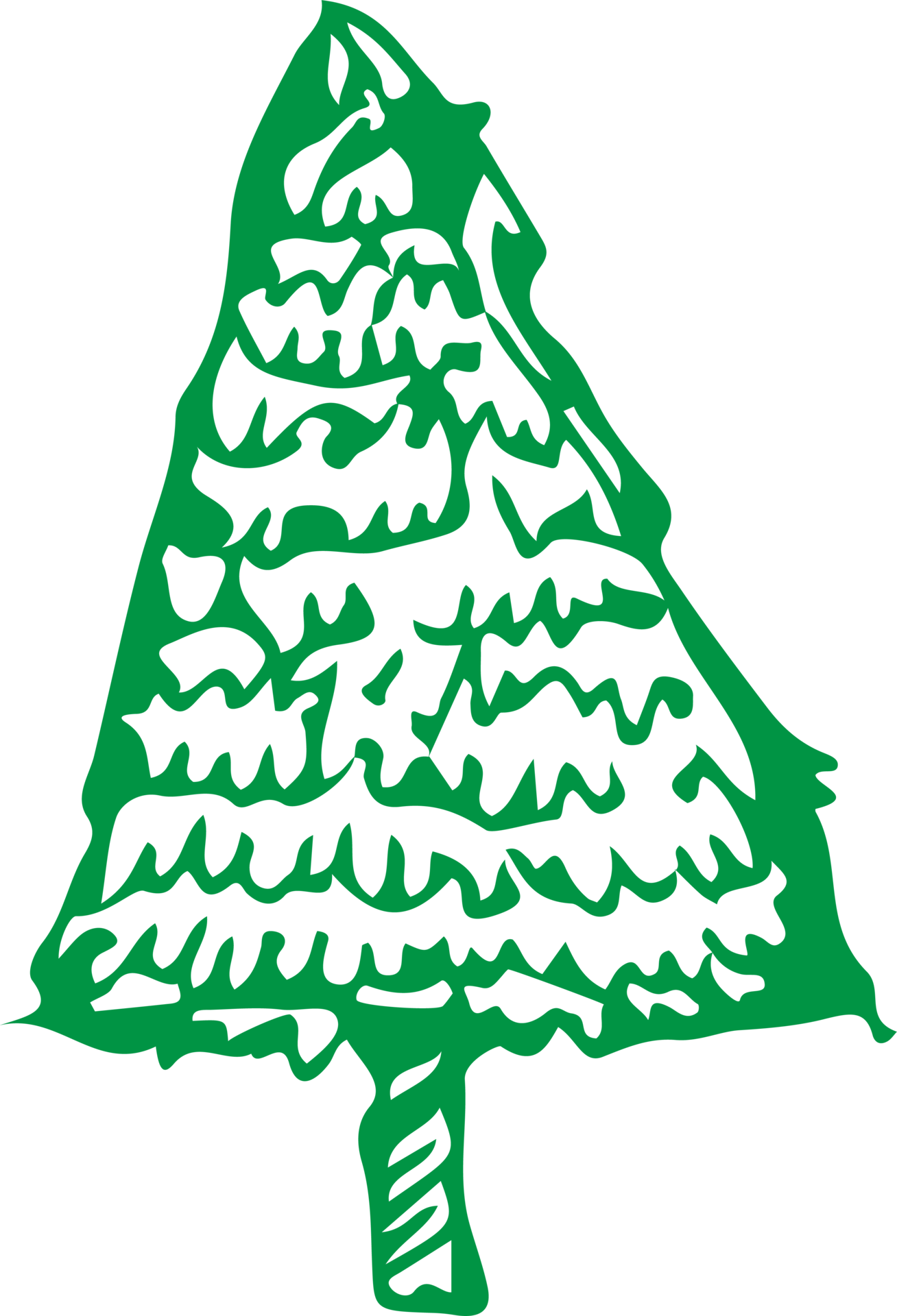 Free Hand Drawn Tree Icon With Leaf Sign Design 11994160 PNG With free-hand-drawn-tree-icon-with-leaf-sign-design-11994160-png-with