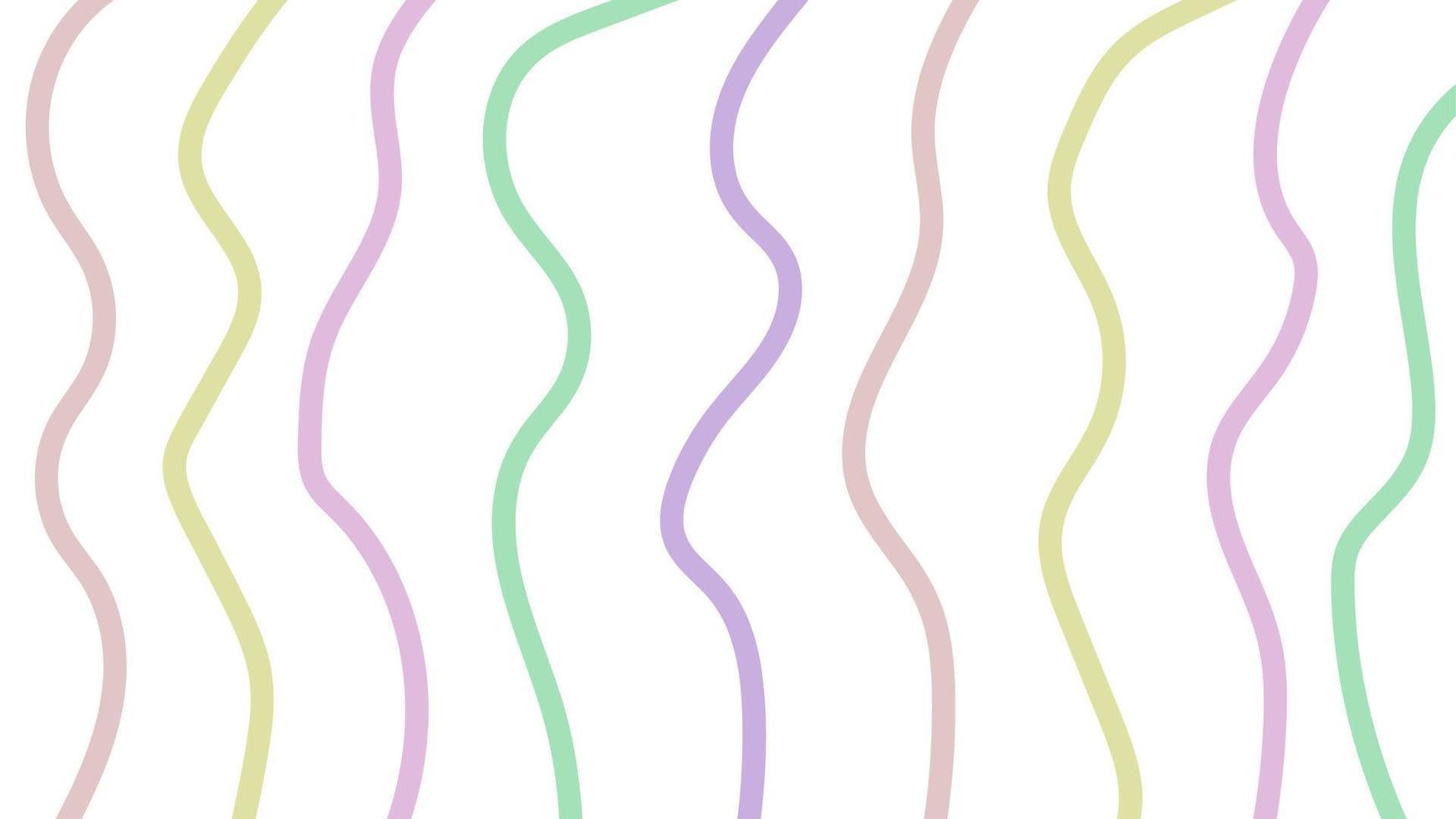 Colorful geometric seamless pattern line wave background vector design for kids