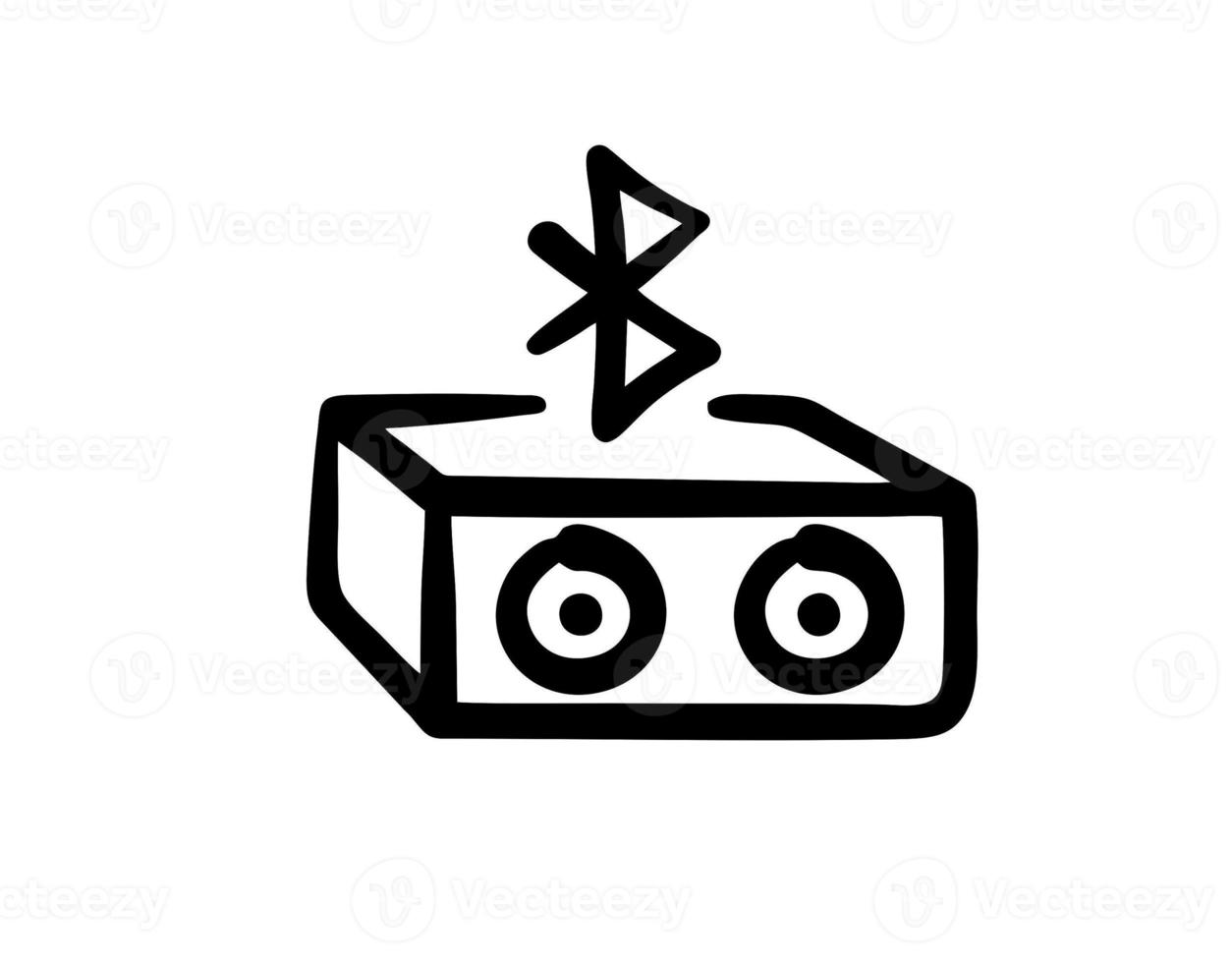 Speaker sound icon symbol on the white background photo