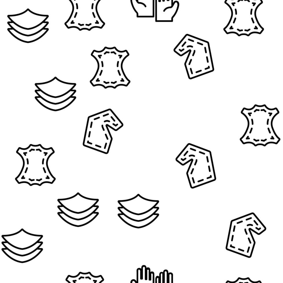 Leather Cloth Material Vector Seamless Pattern