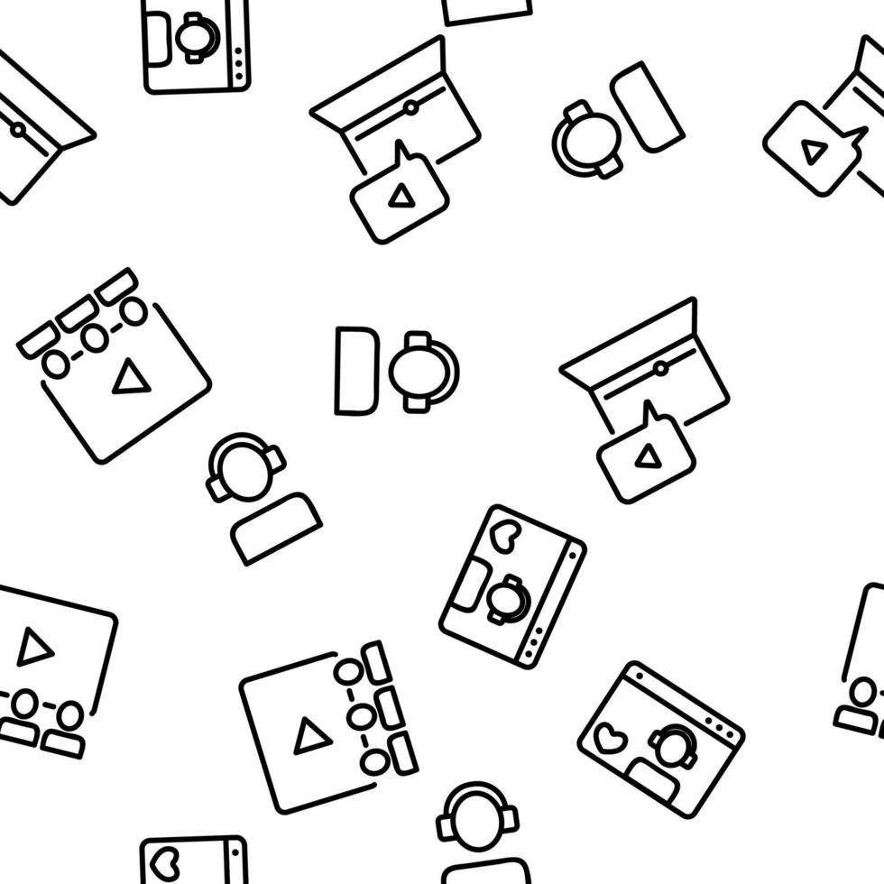 Video Pattern Vector Art, Icons, and Graphics for Free Download