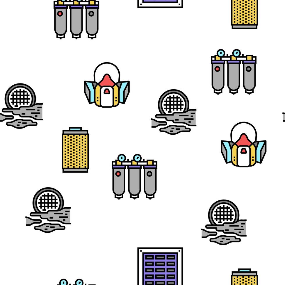 Smoke And Fog Steam Vector Seamless Pattern