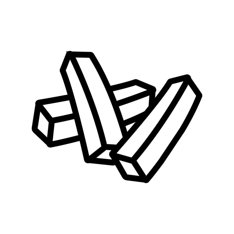 mermelada con cubos de espino icono vector ilustración de contorno