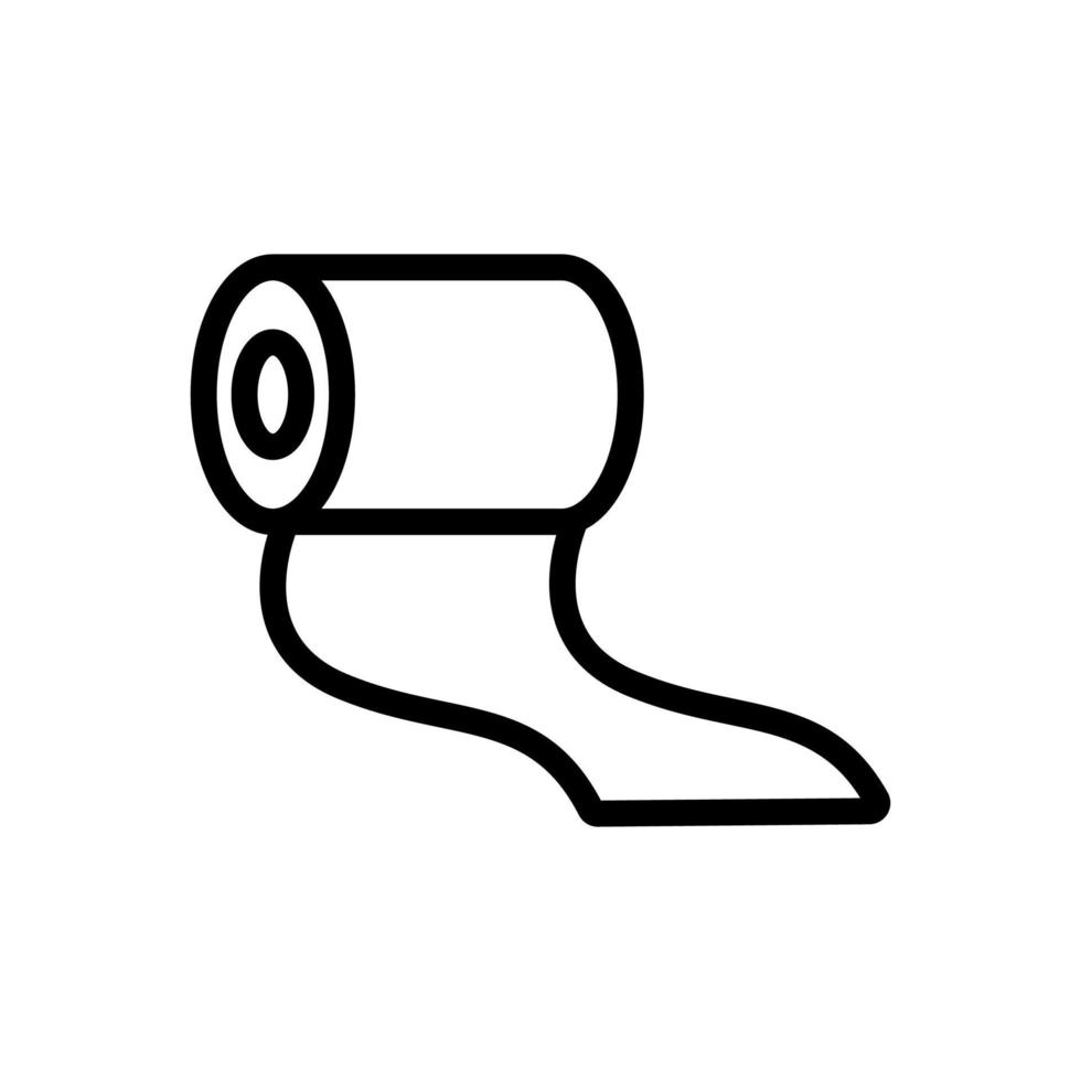 small roll icon vector outline illustration