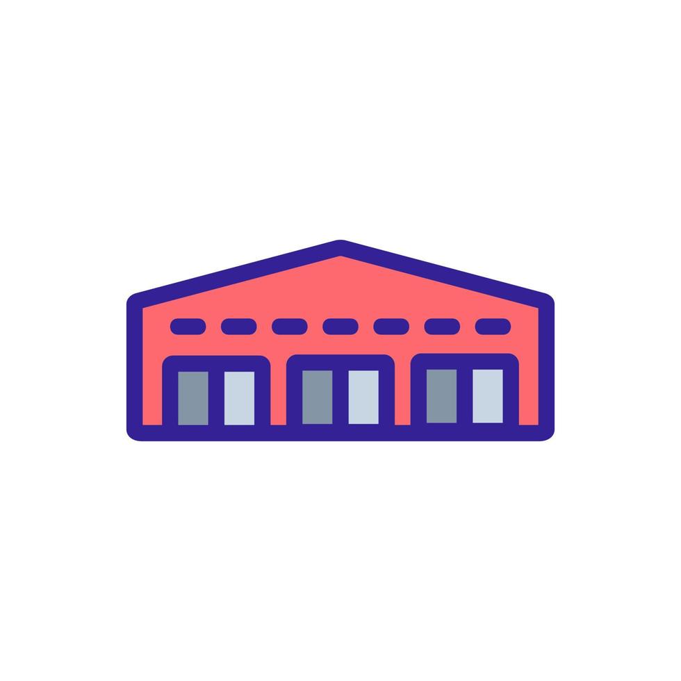 garage network icon vector outline illustration