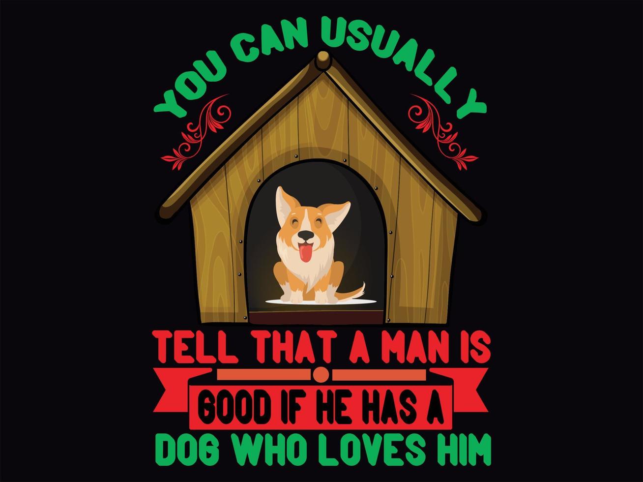 Dog t-shirt design vector file