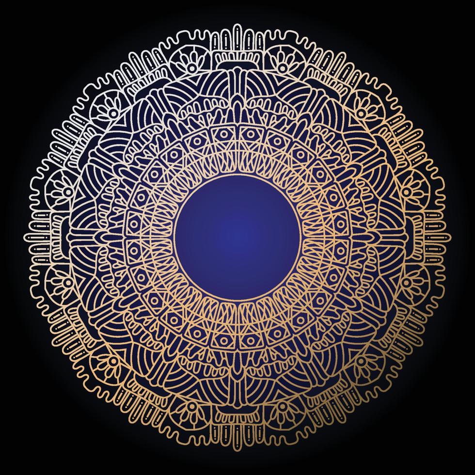 Abstract luxury floral and mandala elegant background vector