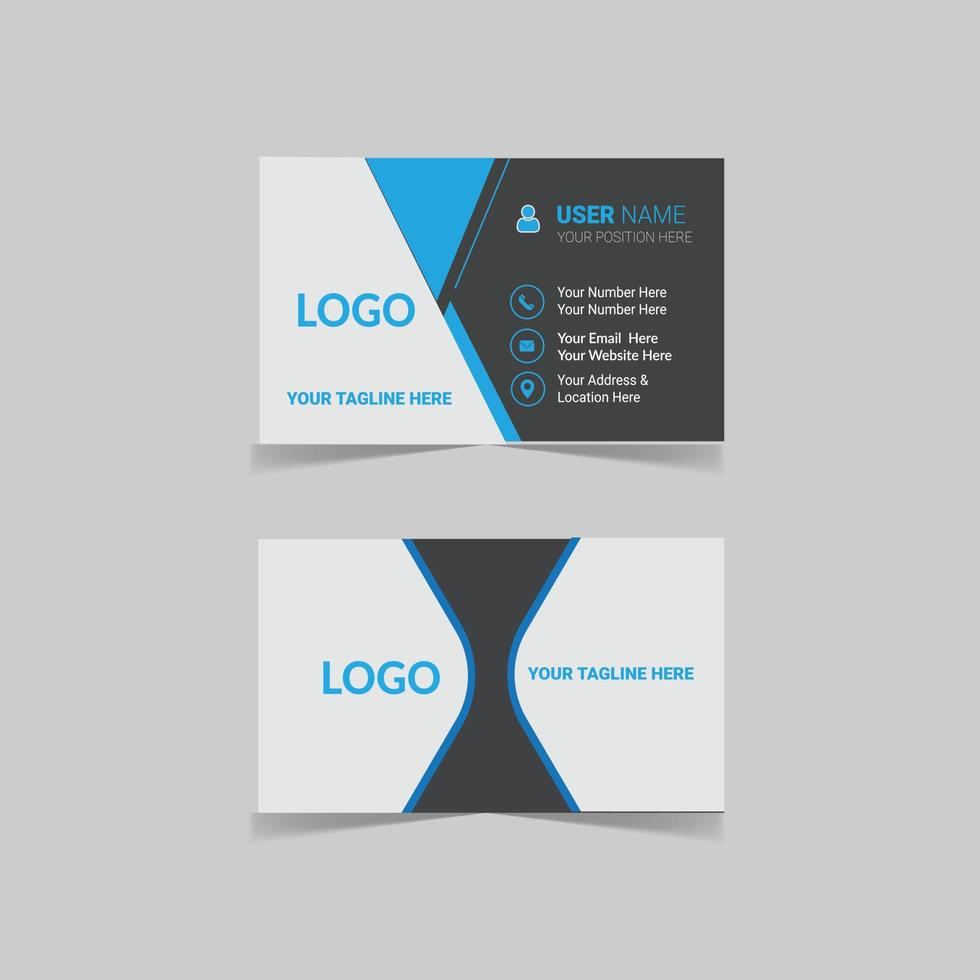 Modern Creative Business Card Template Design vector