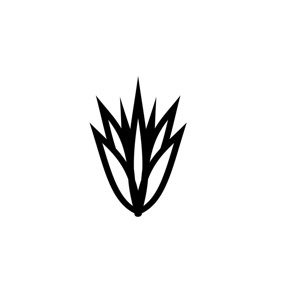 inspiración de diseño de logotipo de vector de agave