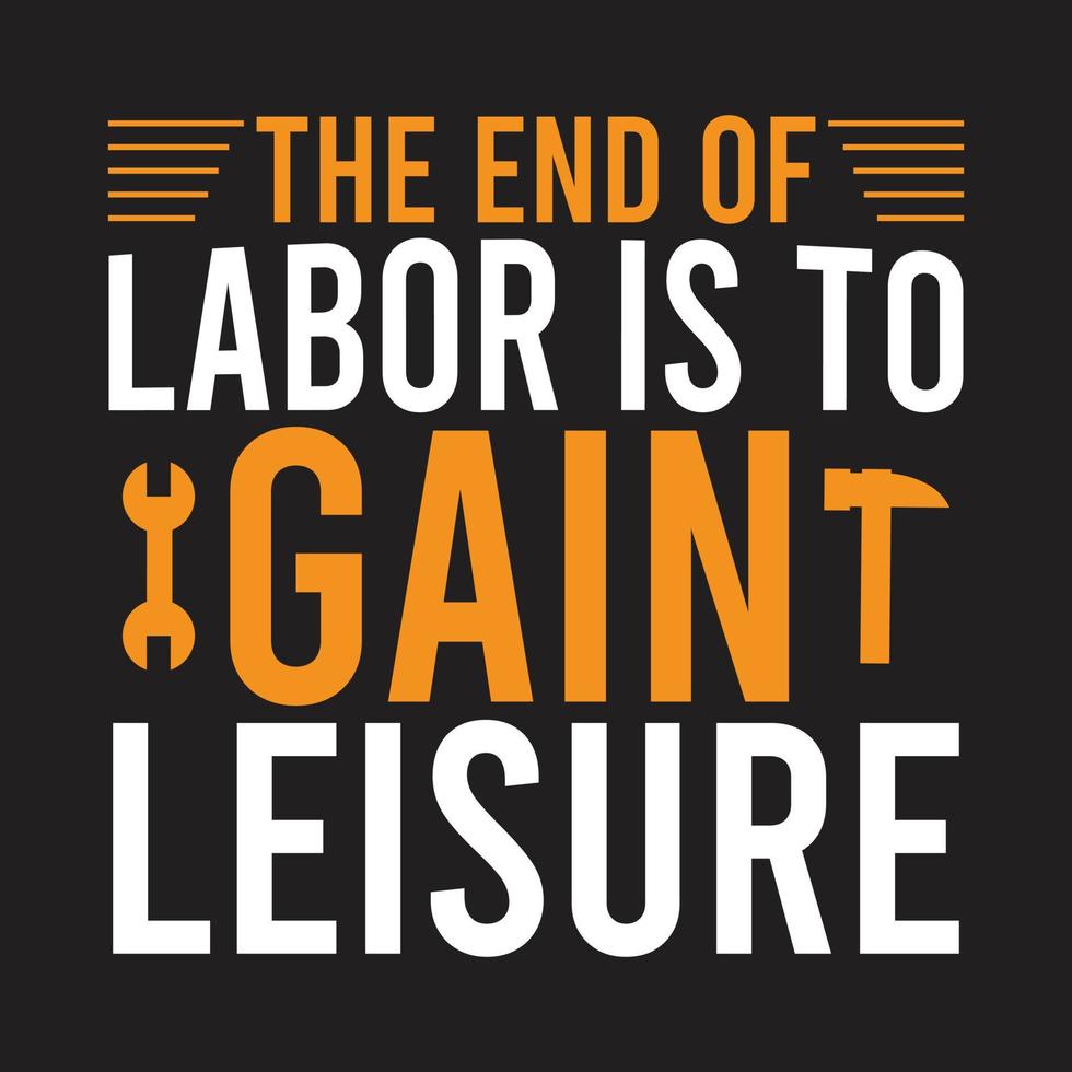Labor day t shirt design vector