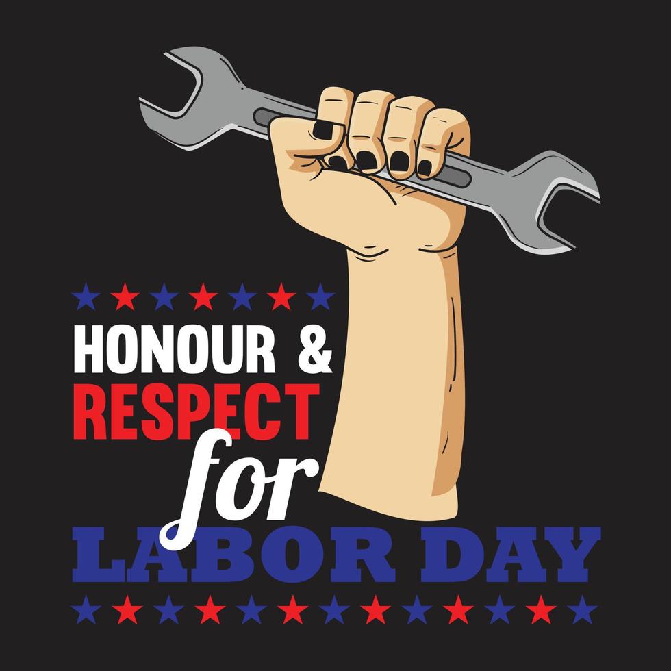 Labor day t shirt design vector