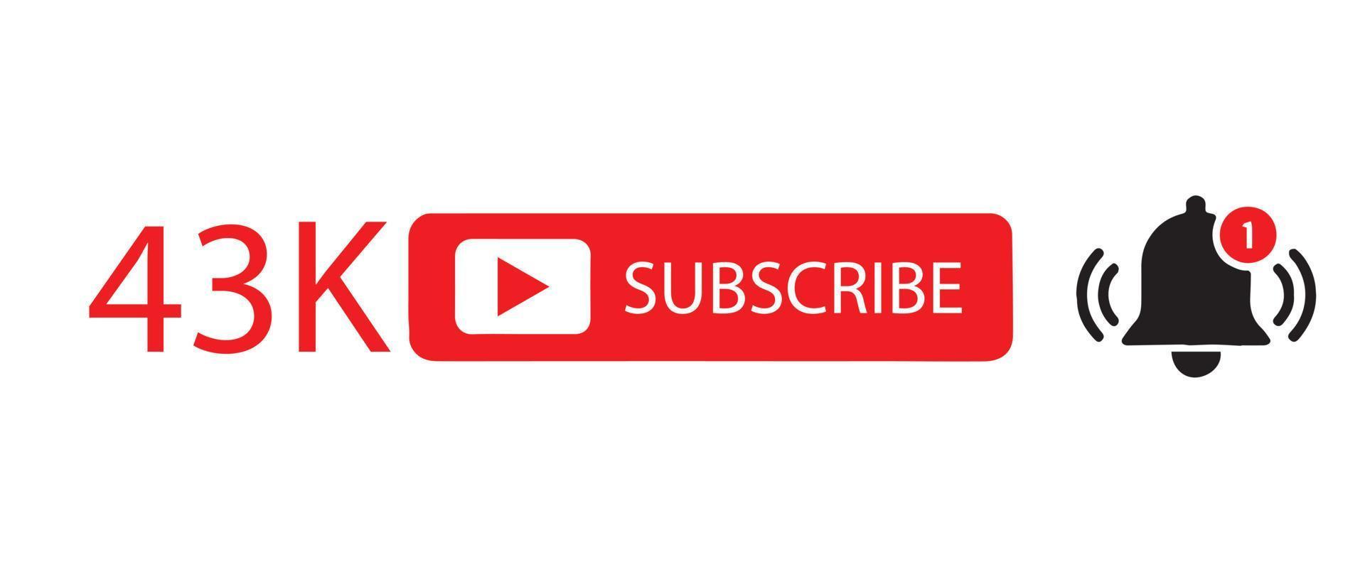 ubscriber redish red banner art vector illustration. Thank you Subscribers Banner, card,  Social Network friends or followers, likes