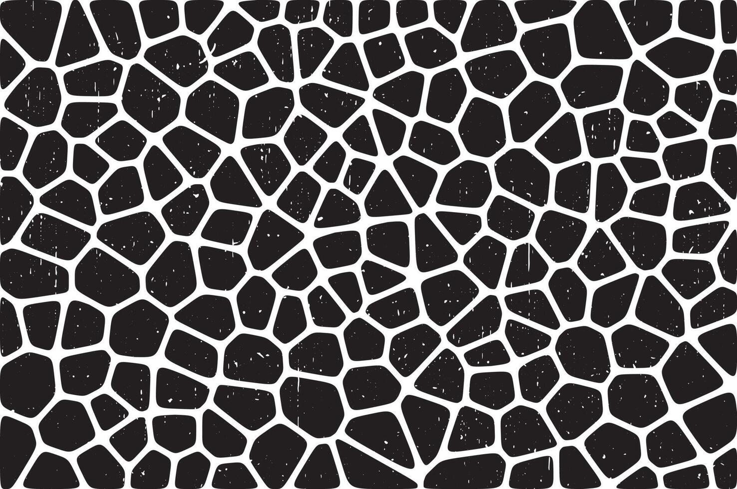 fondos de vector de patrón de voronoi abstracto con textura grunge