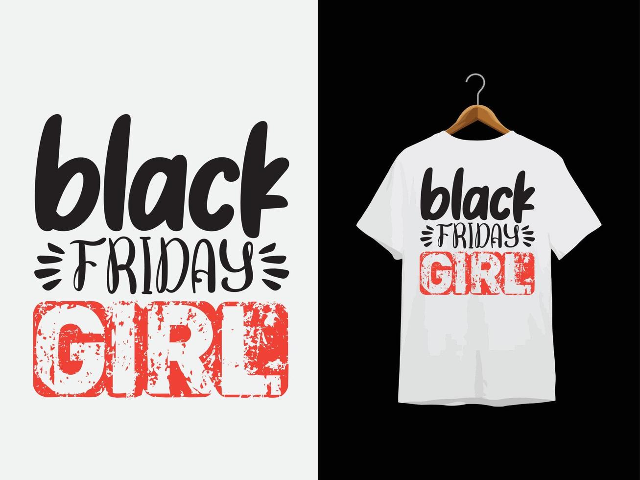 Black Friday T-Shirt Design vector
