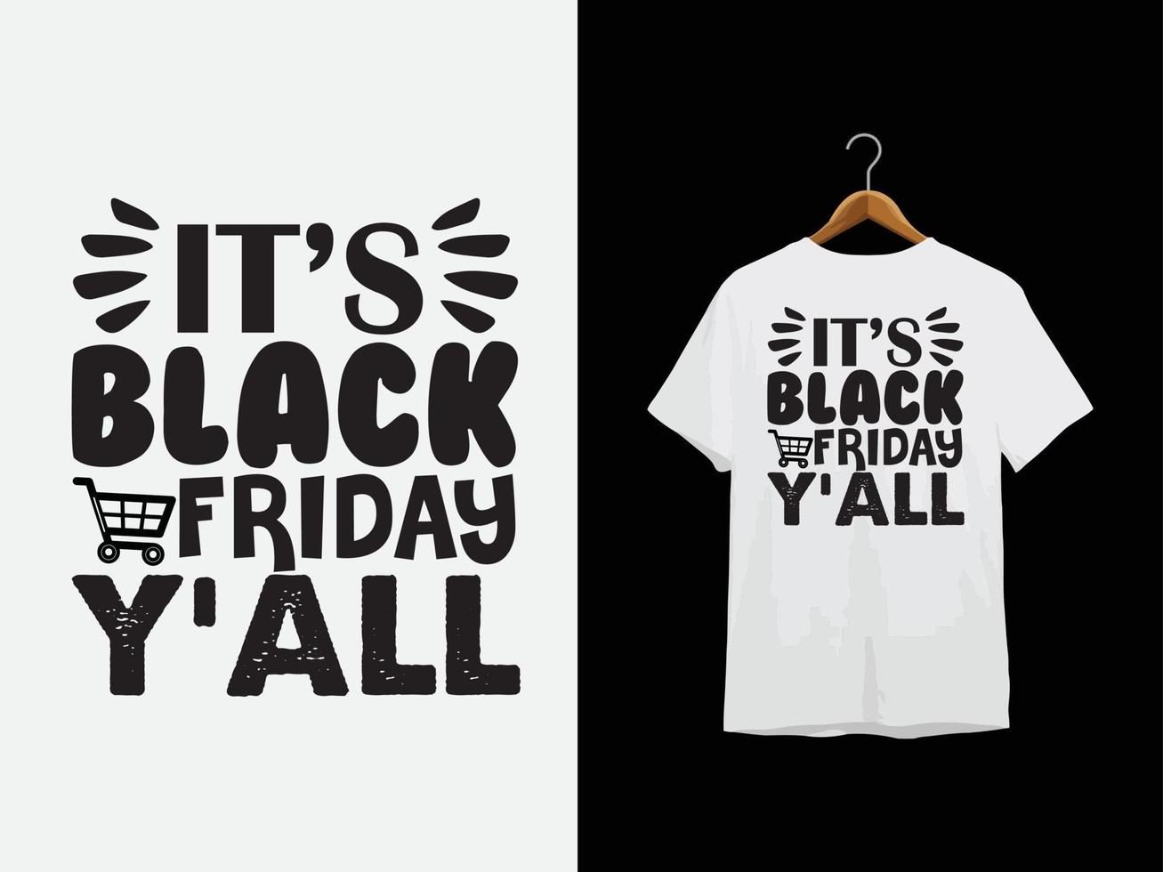 Black Friday T-Shirt Design vector