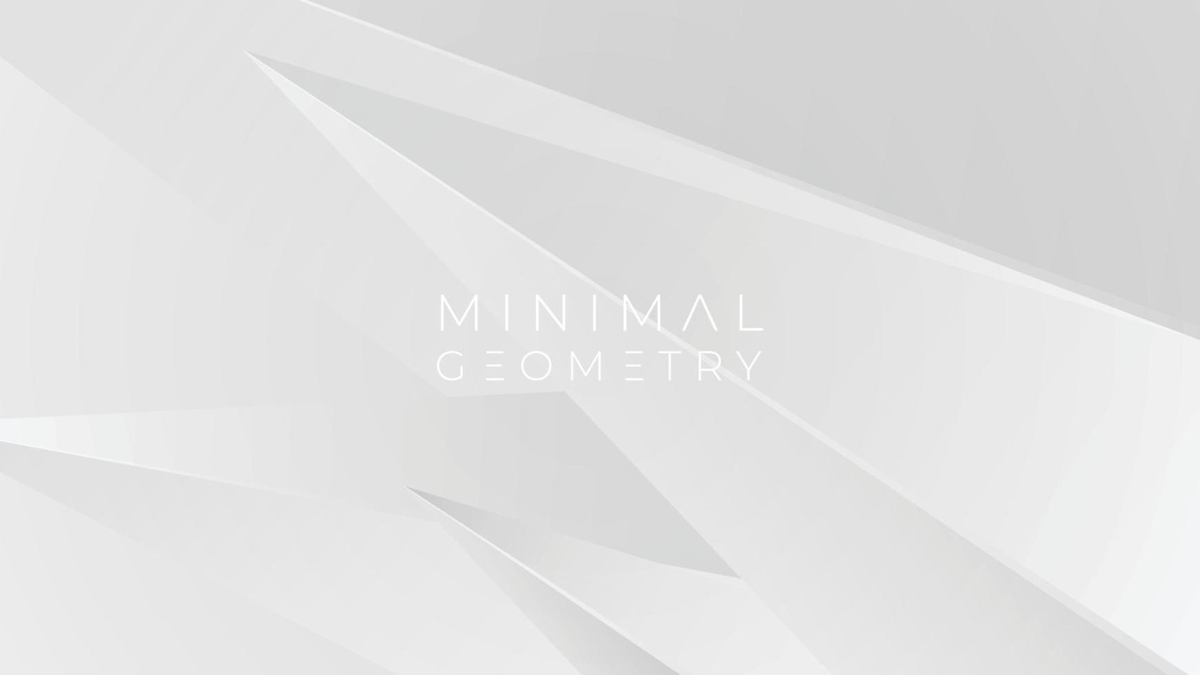 White and gray premium abstract background. Gradient geometry elements. Minimalist silver abstract background. vector
