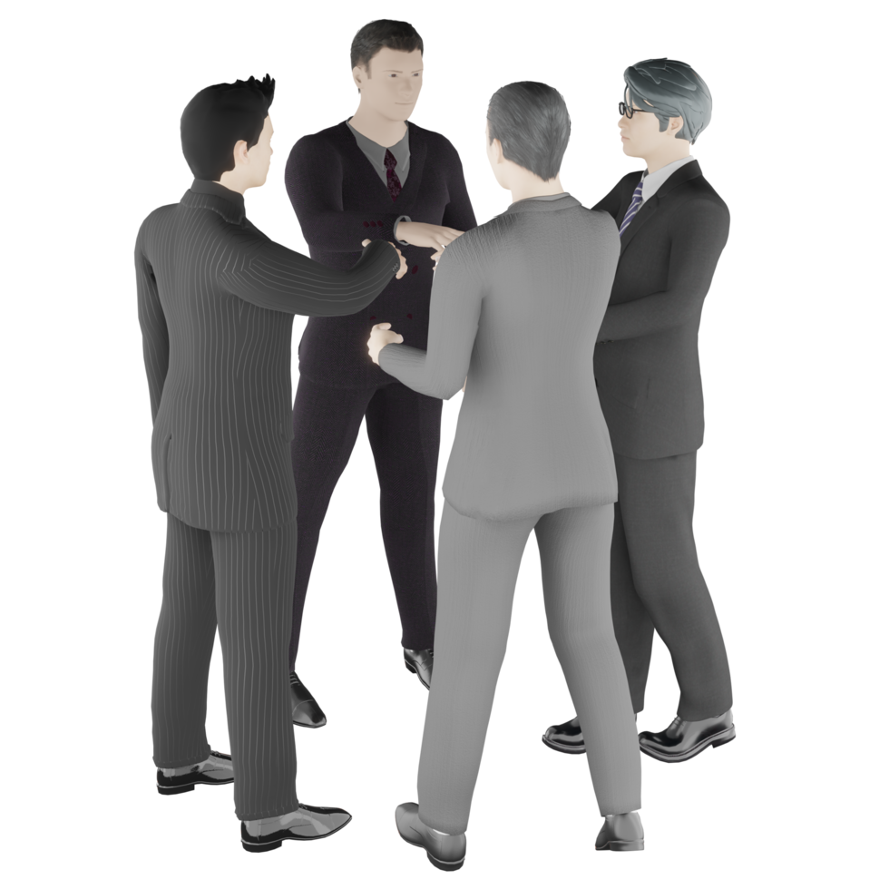 businessman shaking hands partnership teamwork Global network and stock chart  3d illustration png