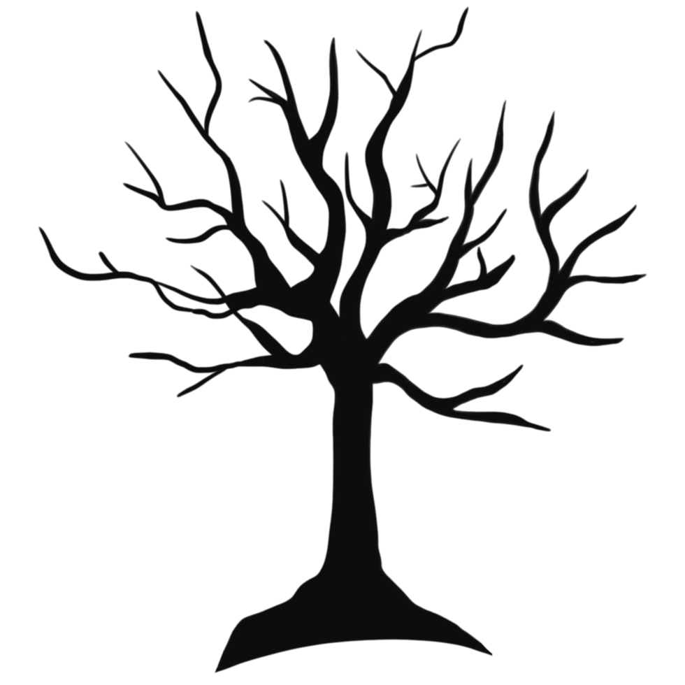 albero dell'orrore di halloween png