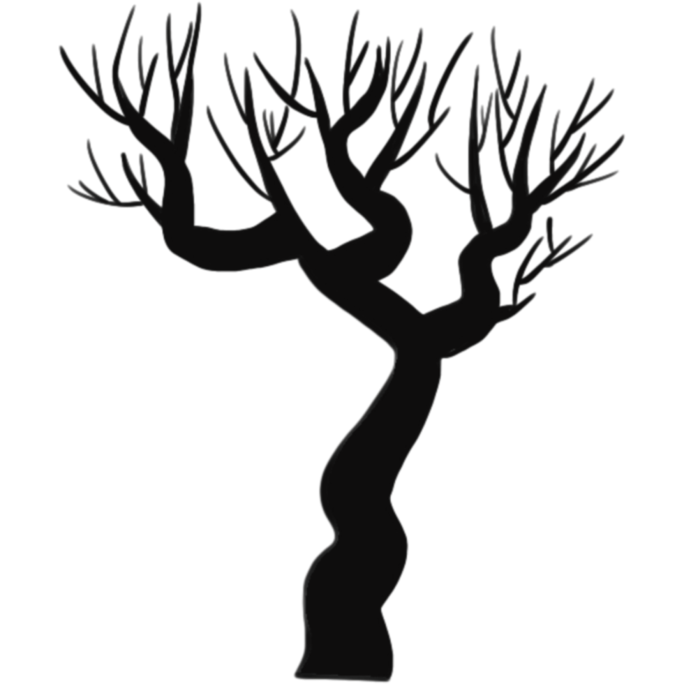 Halloween Horror Tree png