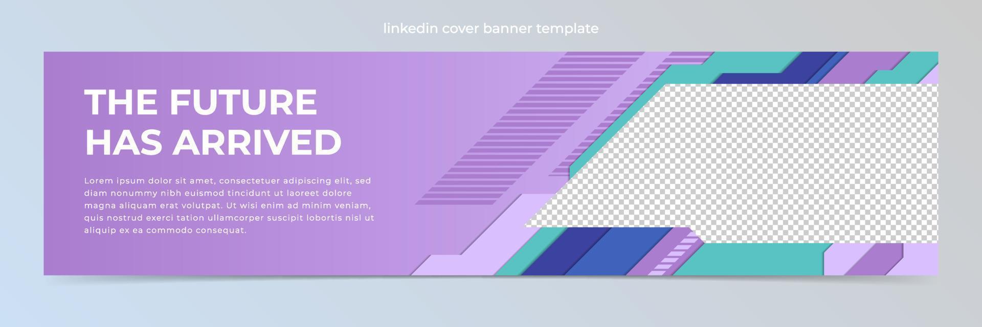 Modern abstract technology banner template vector