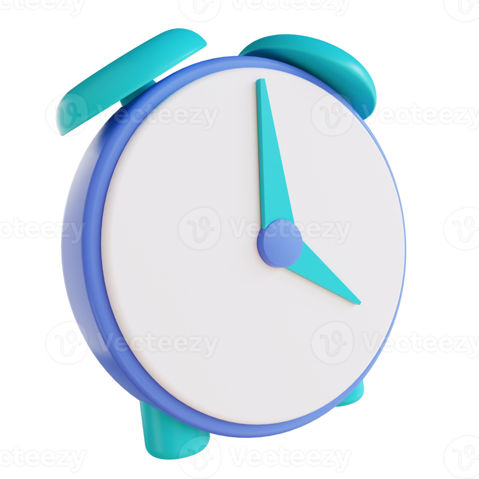 3D illustration o'clock png