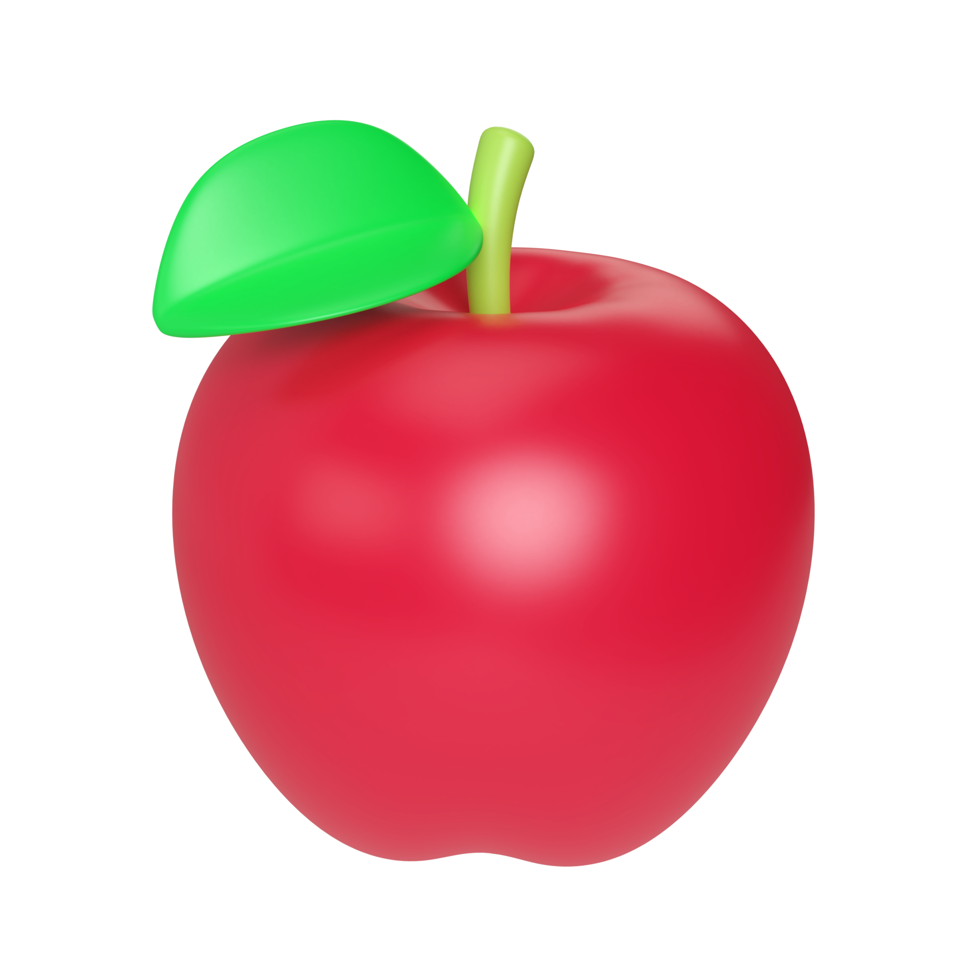 Apple 3D Illustration Icon 11996801 PNG