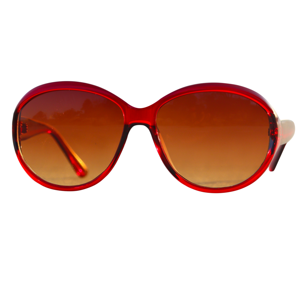 fashion sunglasses on sand beautiful summer beach on a transparent background png