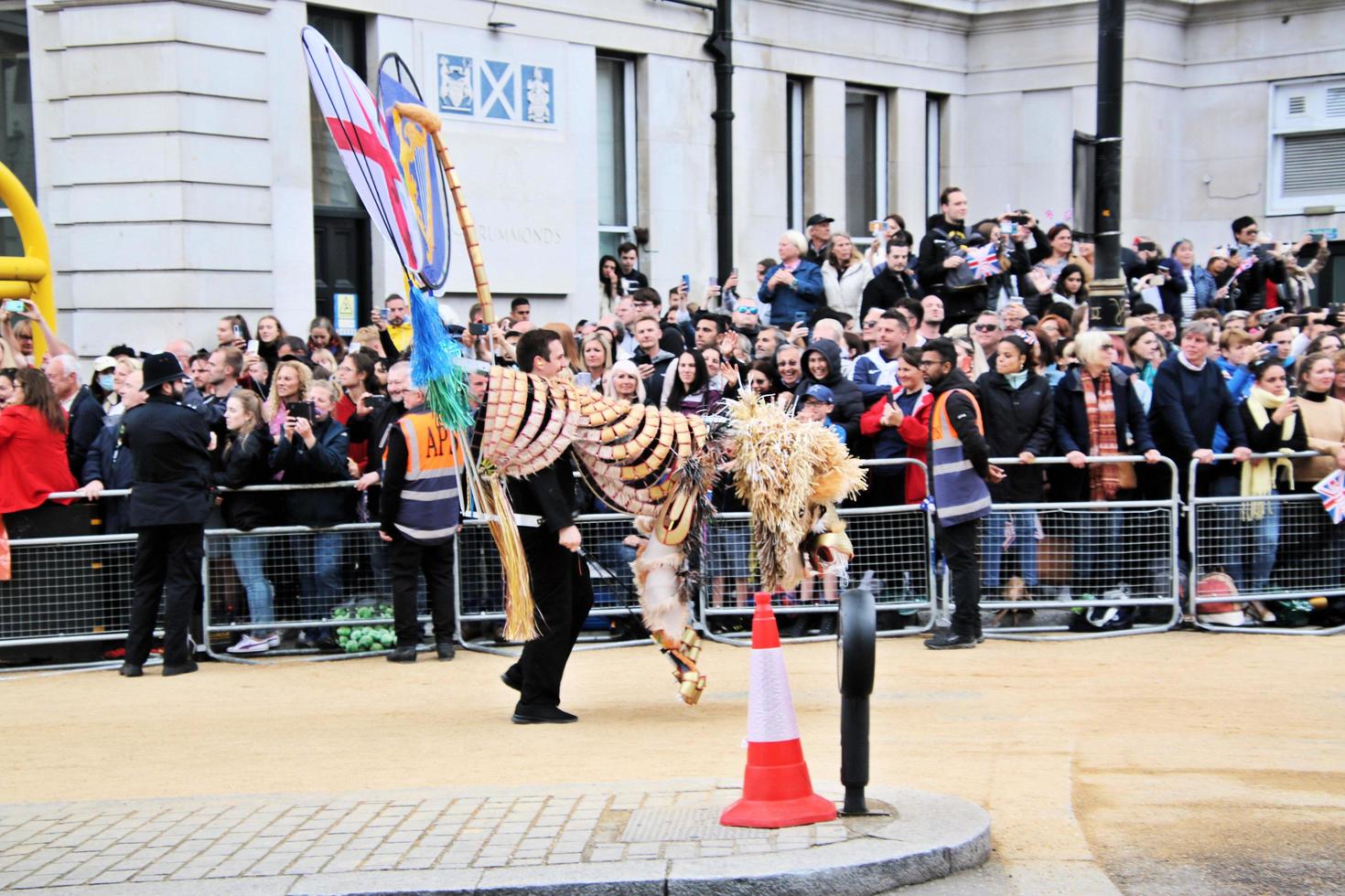 London in the UK in June 2022. A view of the Platinum Jubilee Parade photo