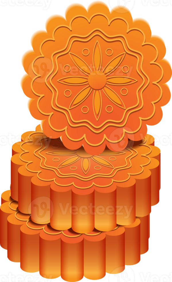 Mooncake, illustration, Mid autumn festival png