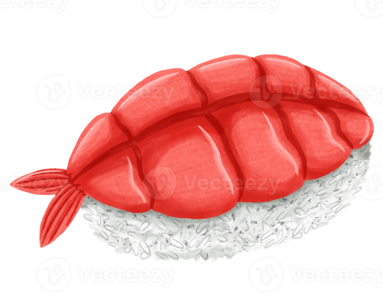 sushi japan voedsel illustratie png