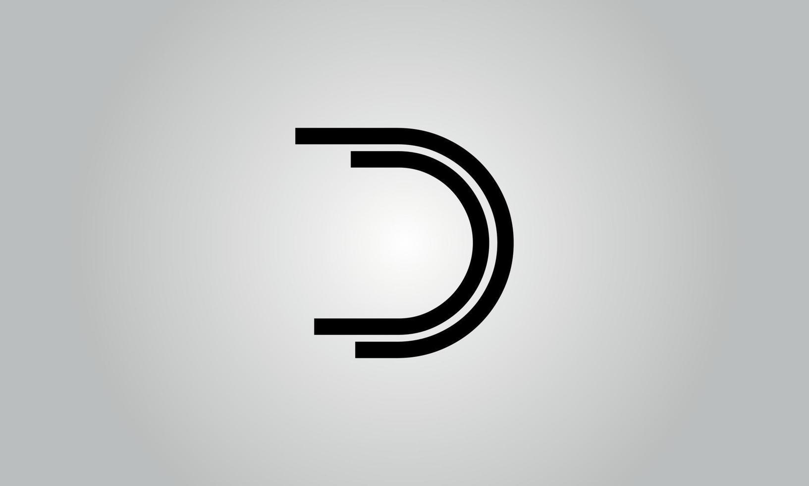 Letter D vector logo free template Free Vector