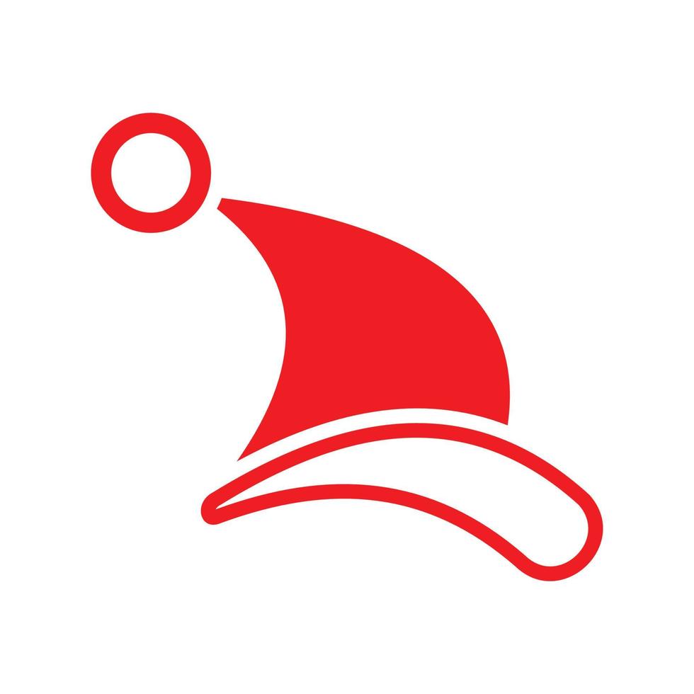 Realistic santa hat vector - a shaped covering for the head worn for warmth, as a fashion item, or as part of a uniform.