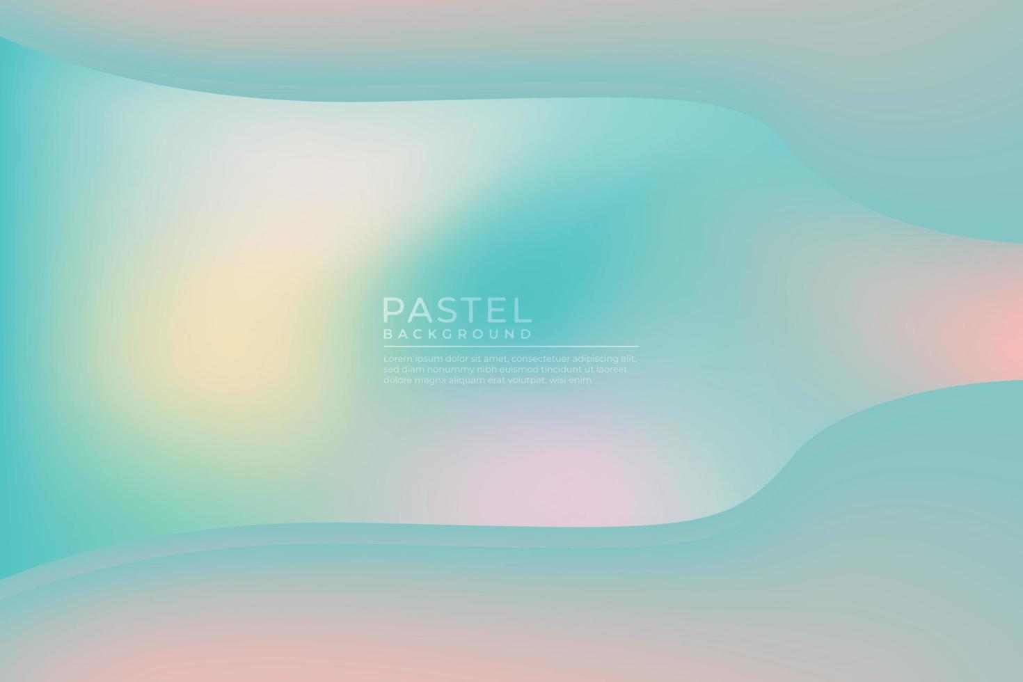 fondo vectorial degradado de varios colores pastel, forma simple y combinación de espacios de color como gráfico de fondo contemporáneo vector