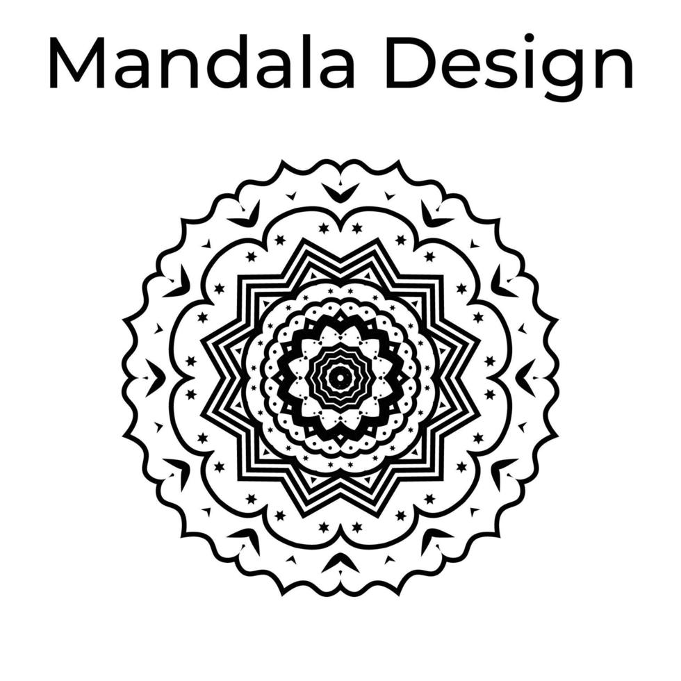 fondo adornado de mandala en blanco y negro para invitación de boda, portada de libro. fondo islámico arabesco vector