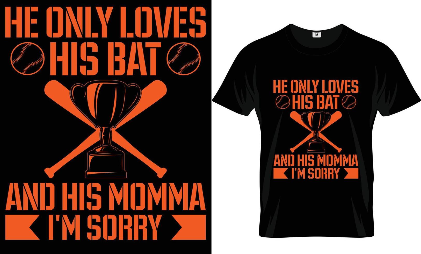 Baseball T-shirt Design vector