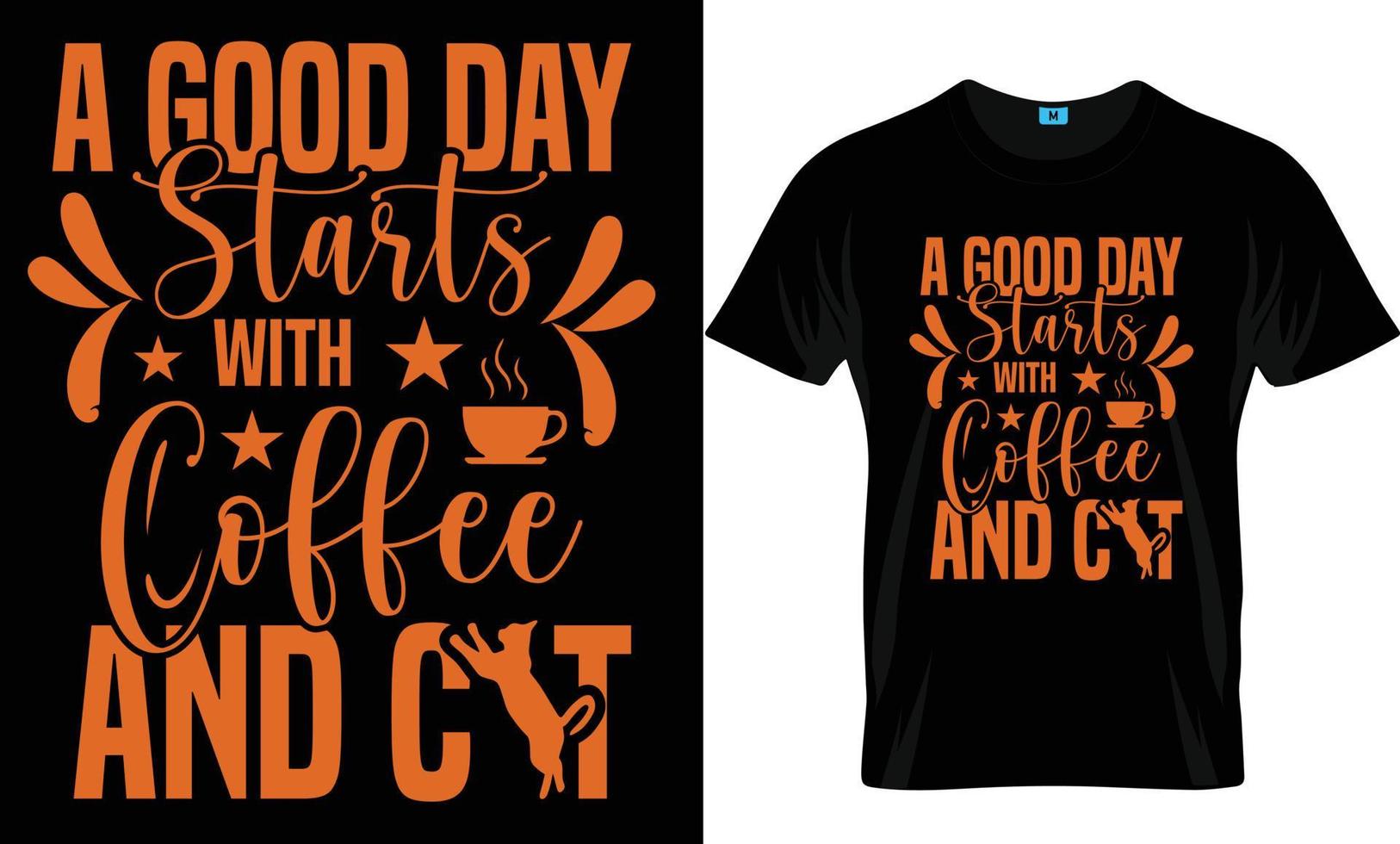 Coffee T-shirt Design vector