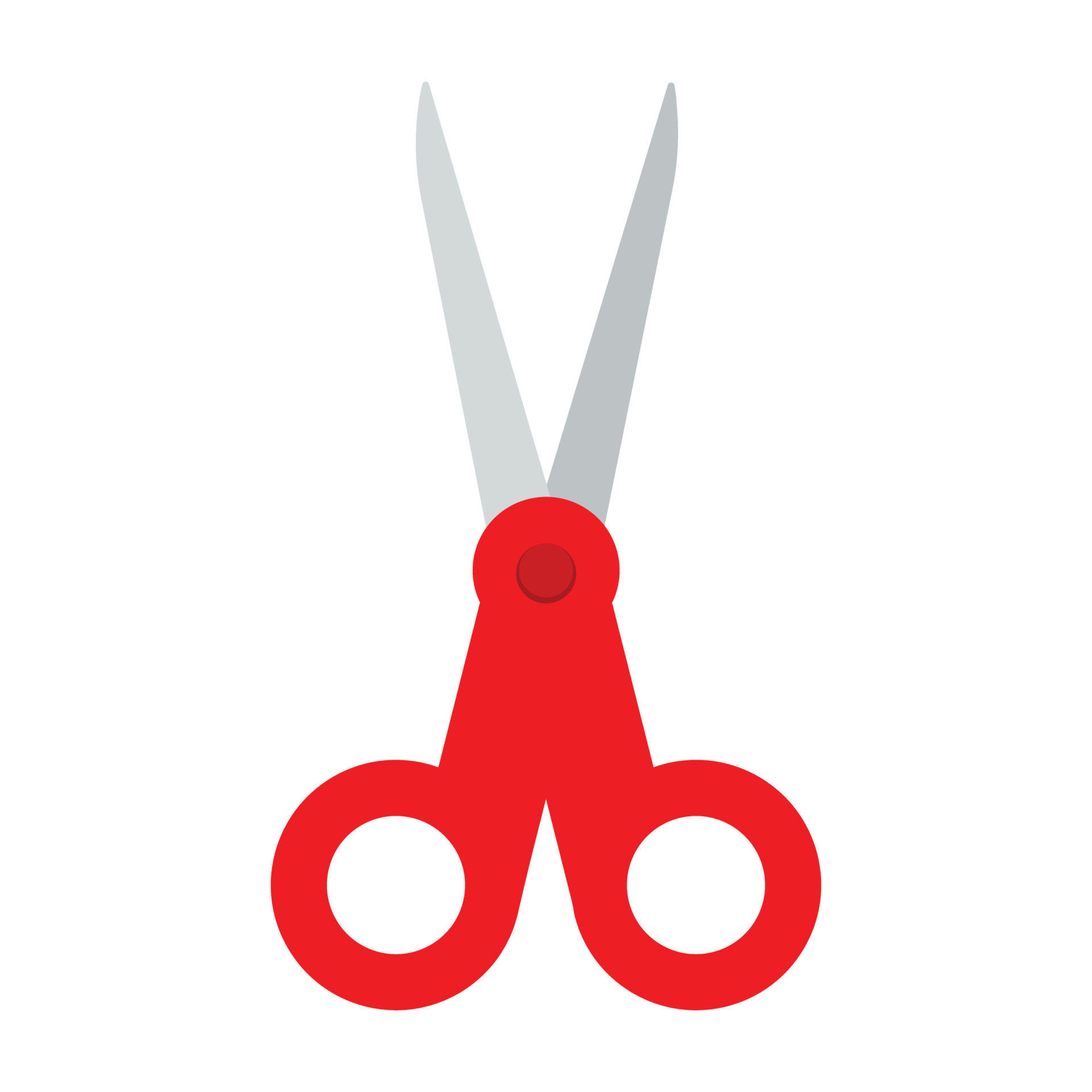 Scissor Vector Clipart for School Stationery Items List Tools Element