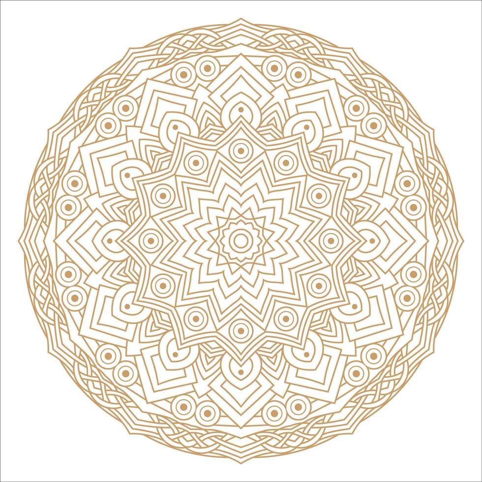 Mandala Vector Luxury Ornamental Art Pattern Design