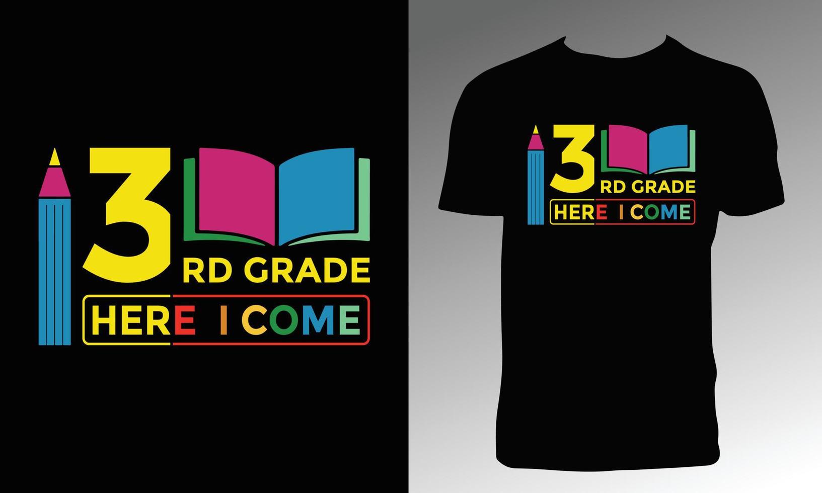 Back To School T Shirt And Hoodie Design vector