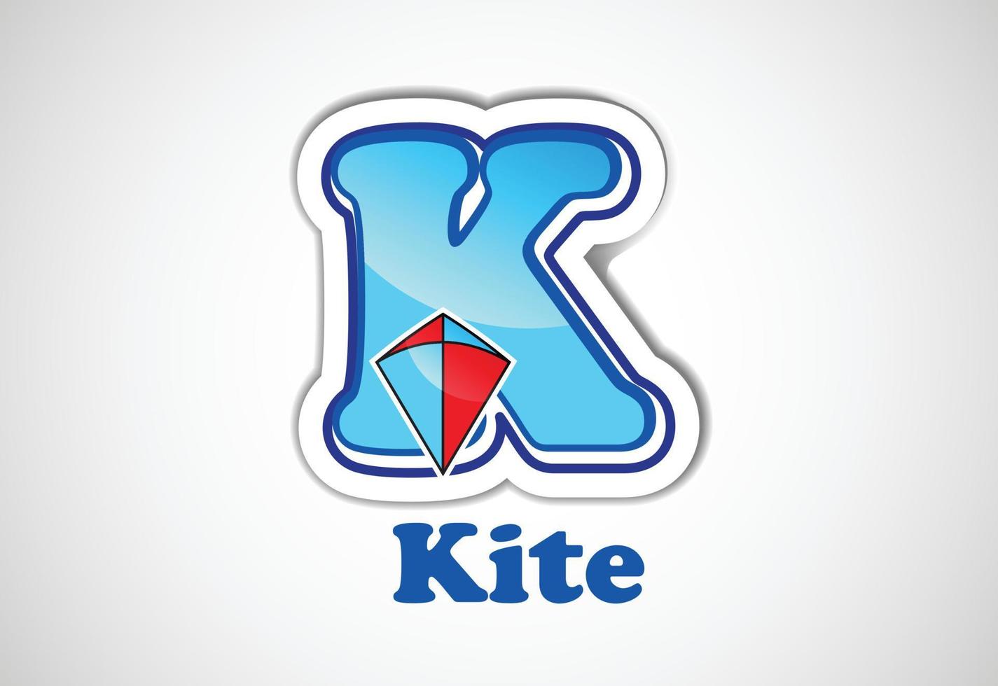 Alphabet stickers for kids. Good for school and kindergarten projects. vector Illustration.