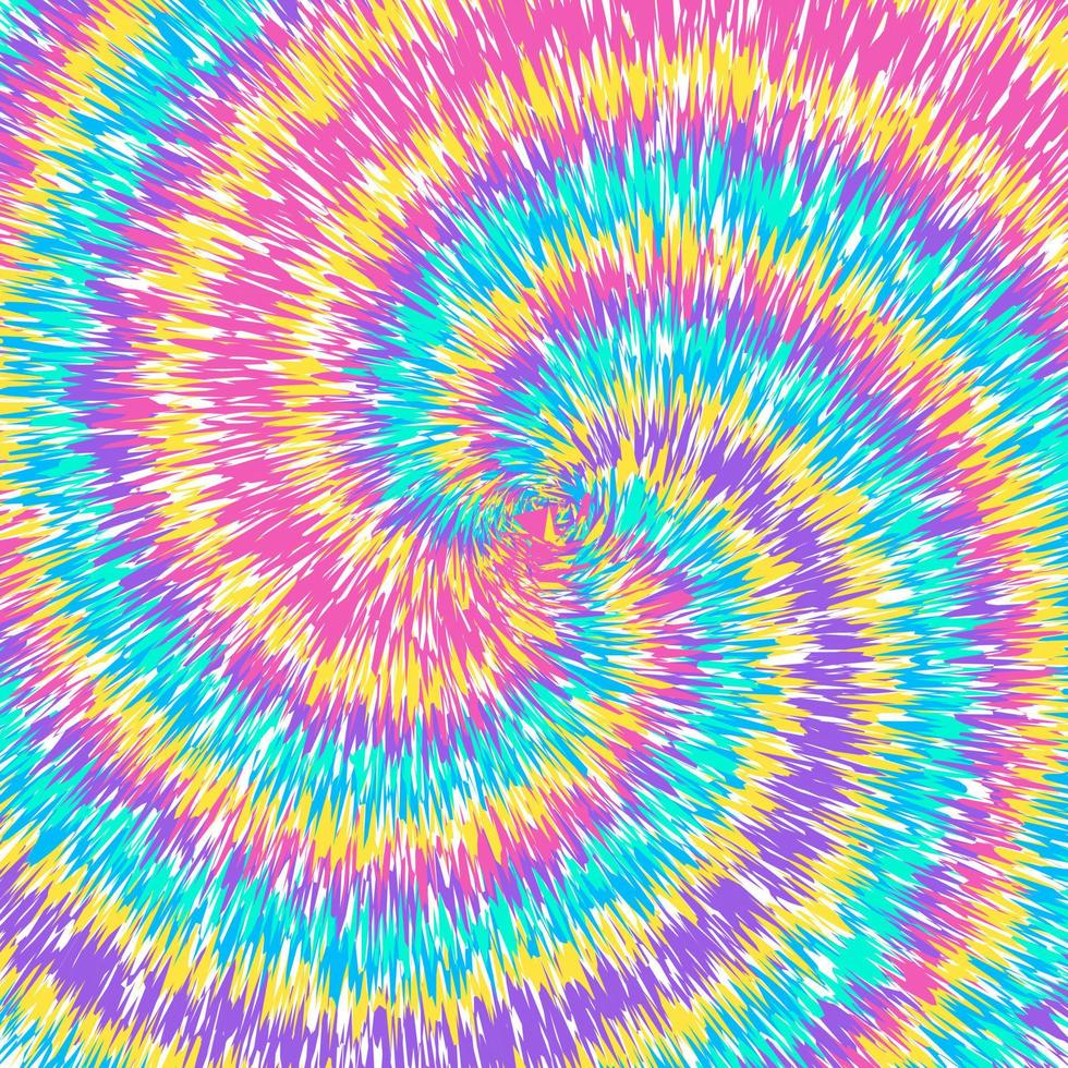 Abstract pastel swirl background. Tie dye pattern. Vector illustration.