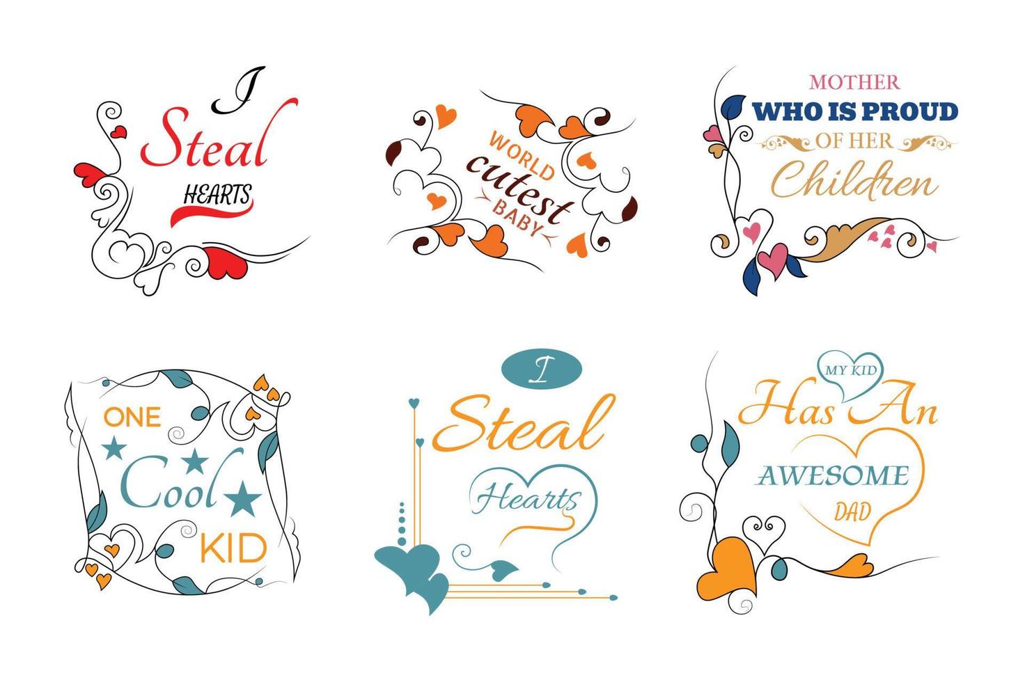 baby t shirt design bundle vector