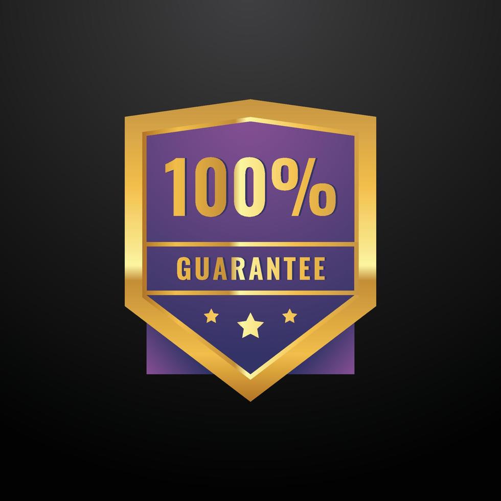 Waranty Design Background For Industrial. Guarantee Badge vector