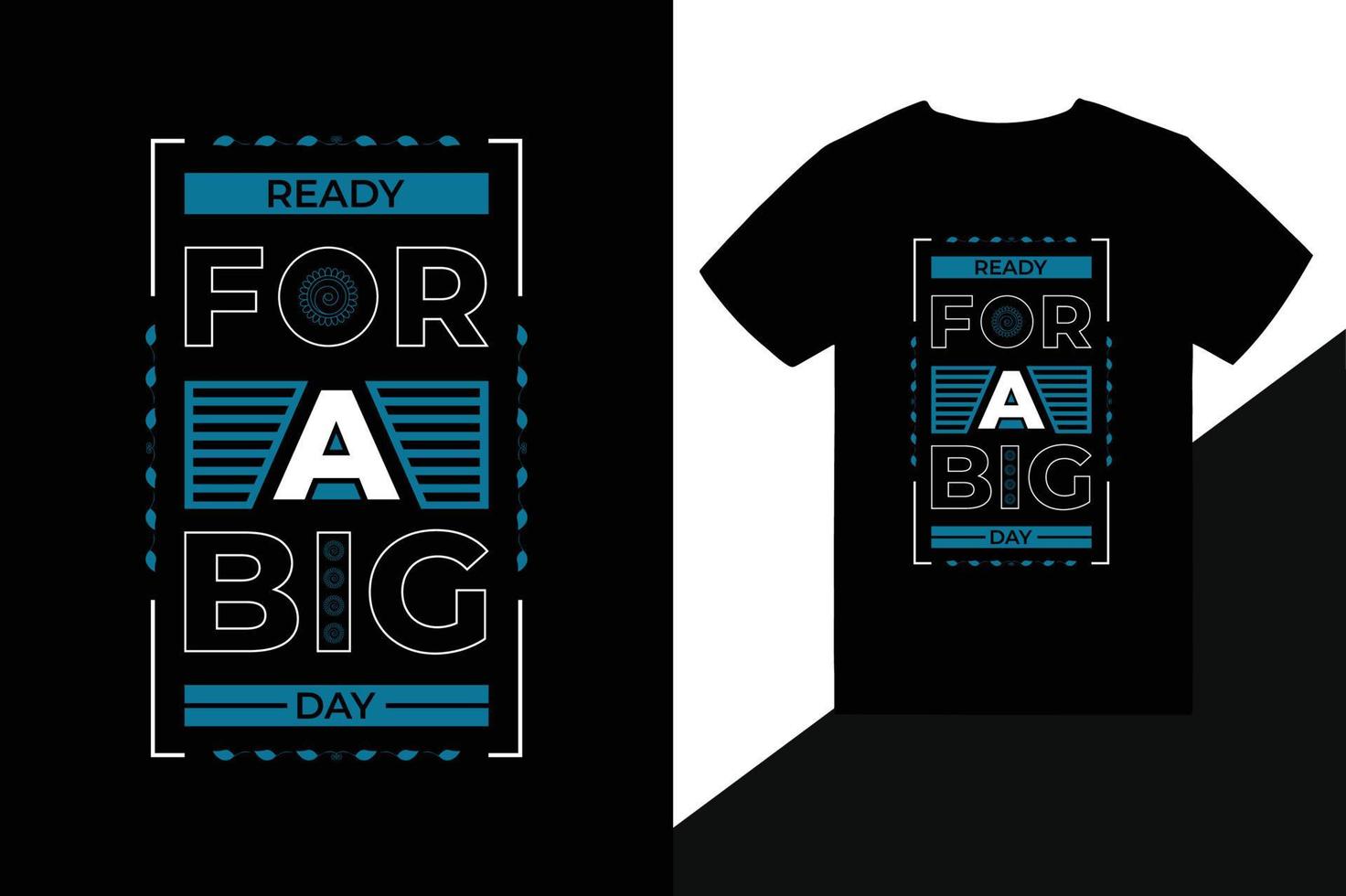 typography t shirt design template vector