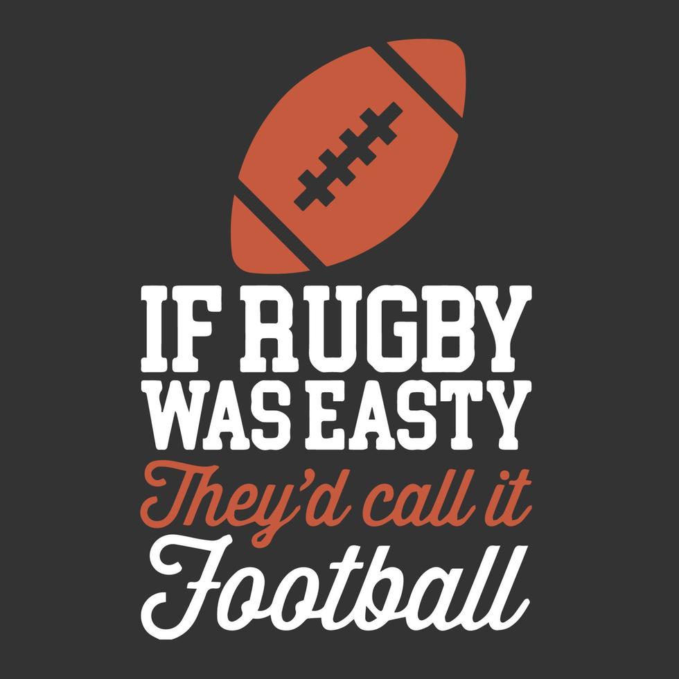 Creative Rugby Vector Design and Rugby t-shirt design and illustration