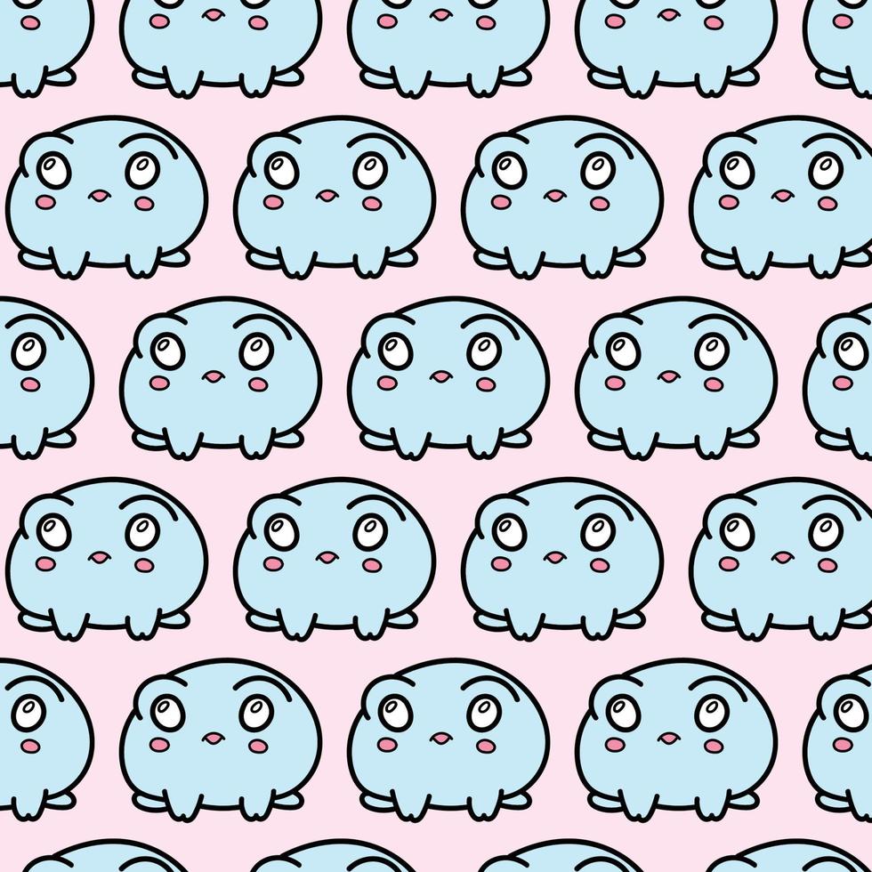 bullfrog pattern background vector